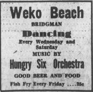 Weko Beach Pavillion (Weco Beach) - 14 Jul 1934 Ad (newer photo)